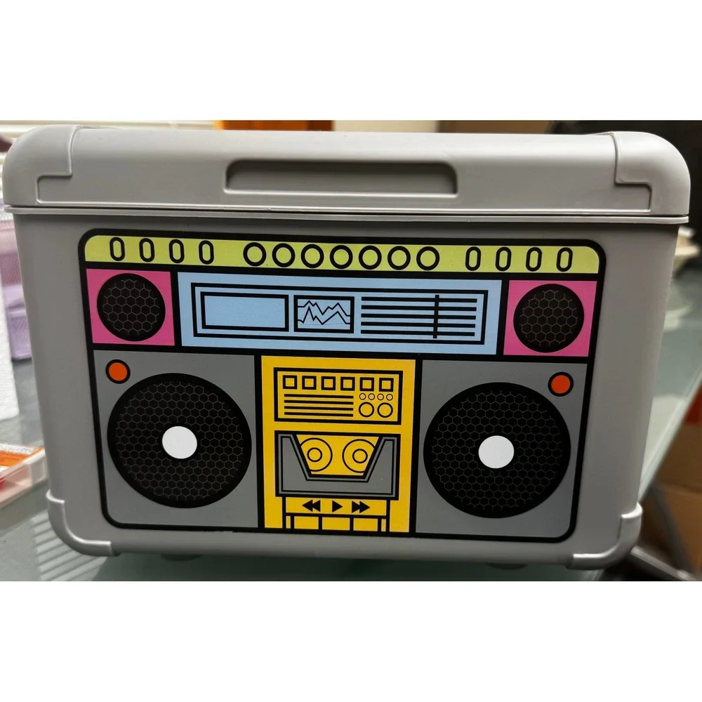 Retro‎ Boombox Lego storage Novelty Storage Box Vintage Style Radio